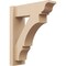Ekena Millwork 6-in W x 18-in D x 22-in H Balboa Trad Rough Cedar Woodgrain TimberThane Outlooker, Primed Tan OUTUR060X18X22BOA04RCPR - alternate 1